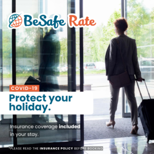 Besafe rate the hotel rate with insurance included 